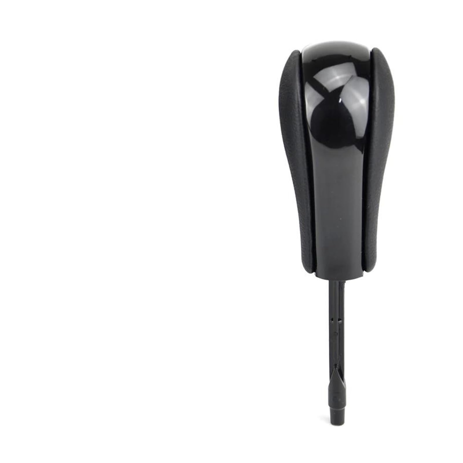 AHRPKAMERD Gear Shift Knob 1PCS for E39 E46 E53 E60 E61 E63 E64 E81 E82 E87 E90 E91 E92 E93 E83 Automatic Car Gear Shift Knob Shift knob(Black-Long)