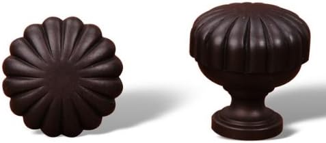 Rk International - Rki Smooth Melon Knob (Rkick3250Rb)-Oil Rubbed Bronze