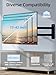 HOME VISION Long Reach Full Motion TV Wall Mount for 17-42 Inch Flat Curved Screen TV, [360° Rotation] [180° Swivel] [21.9