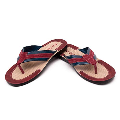 Image of ASIAN Sliper's for Men's | Men's Chappal for Boy's Stylish Flat Heels Slippers for Men | Perfect Walking (Pack of 2) 10