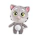 MQSATXHLOEV Talking Tom Cat Angela Peluche Interactive Jouet Mignon Peluche de Jouets en Peluche répétant ce Que tu as Dit. Intéressant d'anniversaire de Noël Cadeaux pour garçons et Filles