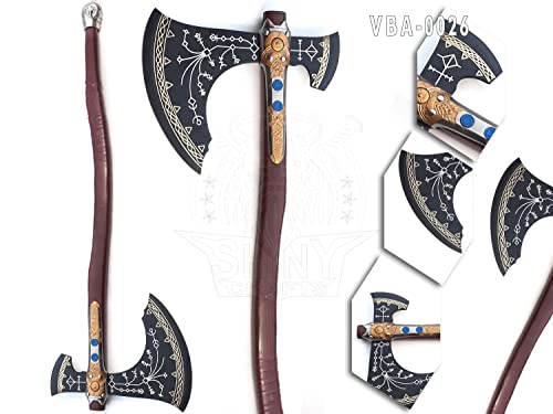 Shiny Crafts | Handmade Kratos Axe, Leviathan Axe, God Of War, Viking Axe, Cosplay Axe, Cosplay Armor, Cosplay Weapon, Prop, Replica, Kratos Weapon, Costume Weapon (Sca-0026) #TOP1