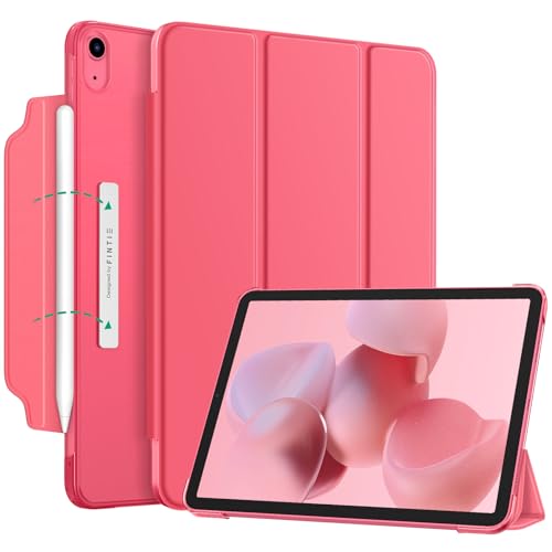 Fintie Funda para iPad Air de 11 pulgadas M3 2025/M2 2024, iPad Air de 5ª generación 2022/4ª generación 10,9 pulgadas Case - [Cierre magnético] Funda ligera con parte trasera translúcida esmerilada
