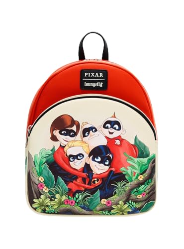 Loungefly Disney Pixar The Incredibles Family Mini Backpack BLACK NONE