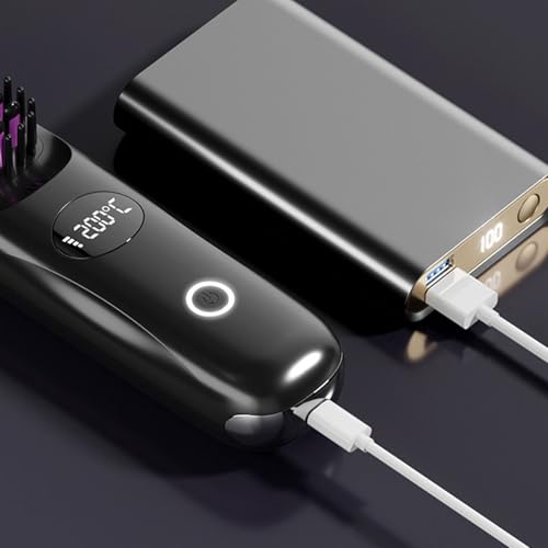 Cepillo Alisador de Pelo Recargable USB Sin Cable miniatura 4