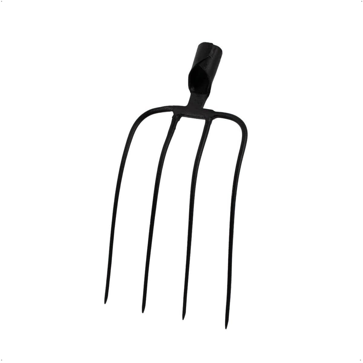 Rekord Dunggabel (Stahl, geschmiedet) mit 4 Zinken, Arbeitsbreite: ca. 22 cm, optional auch mit 130 cm Stiel verfügbar, Mistforke, Mistgabel, Forke, Kompostgabel