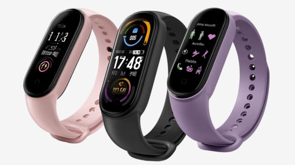 Image of Smart Watch Fitness Band with Silicone Strap & Polycarbonate Body | Full Touch Display | Activity Tracker