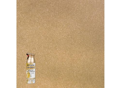 Image of Rust-Oleum 330504 Universal All Surface Metallic Spray Paint, 11 oz, Guilded Brass