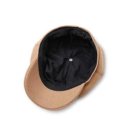 DORRISO-Elegant-Femmes-Beret-Chapeau-Loisir-Voyage-Chapeau-Newsboy-Beret-Chapeau-Basque-Femme-Chapeau-Octogonal-54-60CM