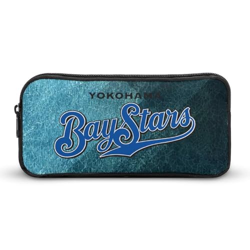 横浜DeNAベイスターズ文具ケース ペンケース 収納グッズ 筆箱 ペンバッグ 筆入れ 多機能 学用品収納 大容量軽量 伸縮性が良く、繰り返し使用可能 傷防止 防汚 掃除が簡単 いろいろな文房具を収納 オフィス小物 コスメバッグとして 男女兼用 携帯便利