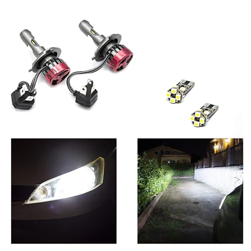 Kit LED H4 y T10 para Nissan NV200 ideal para repartos nocturnos seguros 6000K