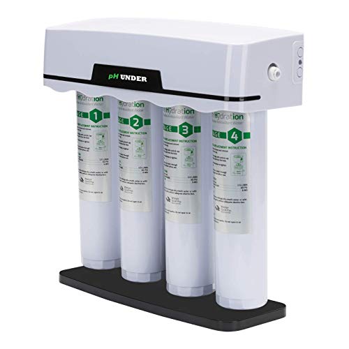 pH Under (Brush Nickel) | Pure Hydration Under-Counter Alkaline Water Machine | Ideal pH & with Antioxidants | Ultra Filtration | Brush Nickel Faucet thumbnail 4