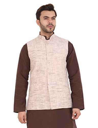 Image of LATEST CHIKAN Men's Textured Nehru Jacket
