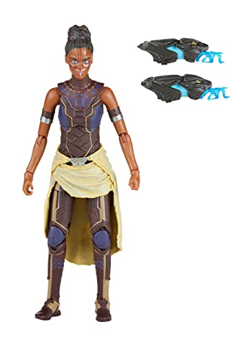 Image of Marvel Legends Series Black Panther Legacy Collection Shuri 6-inch Action Figure Collectible Toy, 2 Accessories | Marvel Legends Black Panther 6 Inch Action Figure Legacy - Shuri