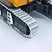 TOUCAN RC HOBBY 1/50 RC Excavator K970 Engineering Vehicle Remote Control Electric Lifting Digger Bucket Tracks Light Sound RTR Battery for Adult