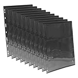 Protecteur de -monnaie - support de rangement à feuilles mobiles facile à utiliser, garde vos cartes en ordre. léger, il peut être facilement transporté partout.