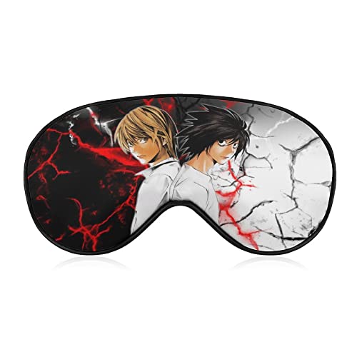 デスノート (1) アイマスク シルク 睡眠用 夏用 洗える アイピロー 目隠し 寝る時マスク スリープマスク 目のケア ふわふわ素材 快眠 快眠 軽量 安眠遮光 旅行用 長さが調節できる
