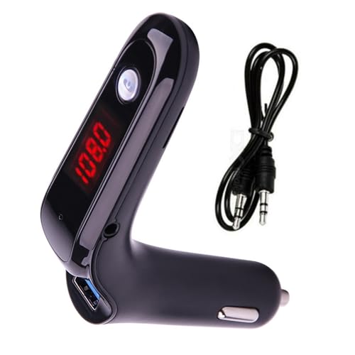 12V-24V Car MP3 Player FM Transmitter for Music Play Hands-Free Callings Automotive Use
