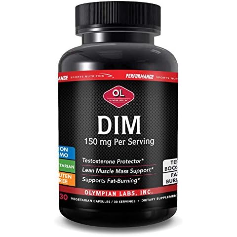 Olympian Labs DIM 150mg - DIM Diindolylmethane Supplement Capsules Supporting Hormone Balance, Clear Skin, PCOS, & Aid in Fitness Regimes - 30 Capsules (30 Day Supply) Cover