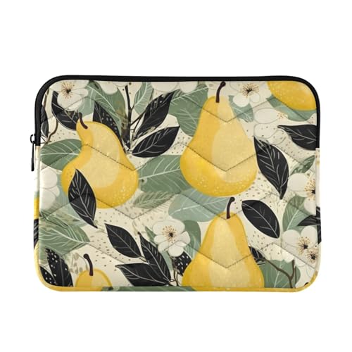 Funda para portátil 13-14 pulgadas con hojas y flores