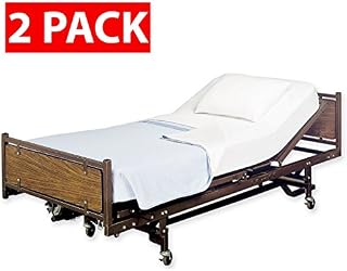 Careoutfit 2 Pack - Fitted Hospital Bed Sheets, Soft Knitted Jersey Knit Sheet
