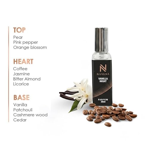 Image of Vanilla Night Luxury Parfum for Women | Sweet Vanilla Gourmand Fragrance | Premium Pocket Size Perfume | Travel Friendly | Perfect for Date Nights & Special Occasions