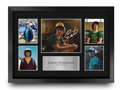 Bild: HWC Trading Gaten Matarazzo Strange Hawkins Thing Dustin Henderson Geschenke Gedrucktes Signiertes Autogramm Foto f�r Fans von Fernsehshows - A3 Gerahmt f�r 36,99 EUR (-14%) statt 42,99 EUR bei amazon.de
