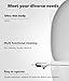 Bidet Toilet Seat Dual Nozzle, Smart Toilet Flusher, Non-electric Dual Nozzles Bidet Attachment for Toilet, Adjustable Water Pressure