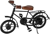 NAVIGATOR CRAFT Antique Wood and Wrought Iron Stand Cycle | Showpiece for Living Room | Toy Gifts Showcase Display Home Desktop Decor | Cycle for Decoration & Toy - Black