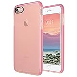 iPhone 7 Case, ULAK [Bicolor] [Shock Absorption] Flexible TPU Bumper Air Cushion + [Scratch Resistant] Semi-transparent Clear Protective Cases Cover for Apple iPhone 7 2016 - Pink