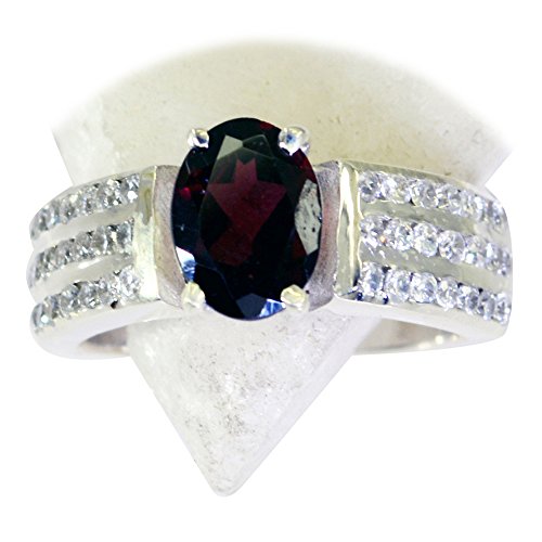 Grenat véritable bague argent 925 pour illuminer vos tenues du quotidien au dîner chic