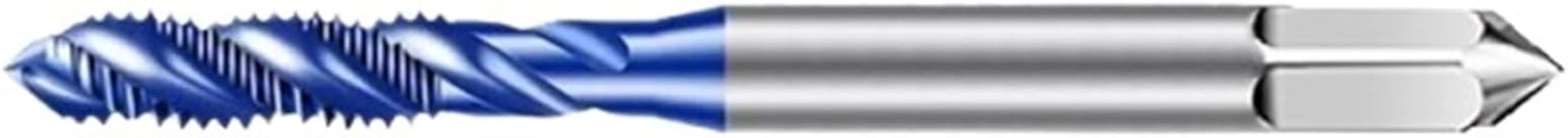 ByoBLu M35 M2/M3/M4/M5/M6/M8 Cobalto Que Contiene Acero de Alta Velocidad Azul Acero Inoxidable Punta de Tornillo Especial máquina Broca de roscar (Color : M6x1.0-Spiral, Size : 1PCS)
