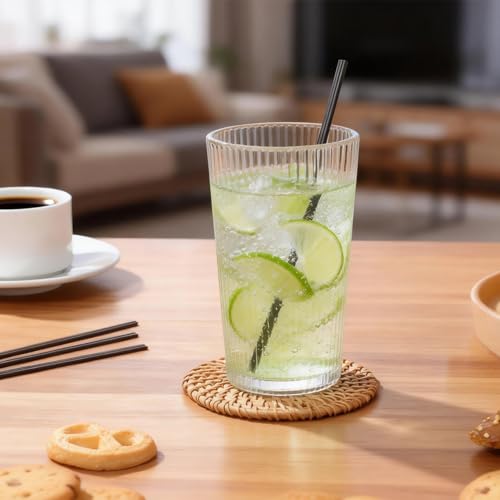 Pitillos plásticos para café con diseño de tres agujeros 7,08 pulg 500 pcs miniatura 3