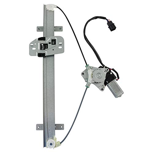 Image of TRQ Front Driver Side Power Window Motor and Regulator Assembly Power One Touch Anti Pinch Compatible with 2006-2014 Honda Ridgeline