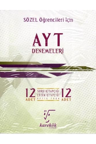 KAREKÖK YAYINLARI AYT 12 Lİ DENEME SETİ (SÖZEL)