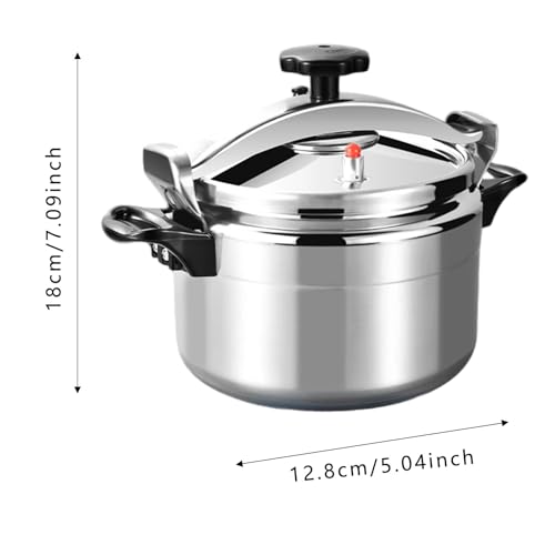 3L Compact Pressure Cooker in Aluminium Alloy - Lightweight & Portable Design for Family Meals, Perfect for Stewing Veggies, Rice, Soup & Meat - Image 6