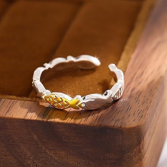 Two Tone Rings for Women Men