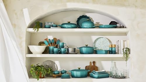 Image of Le Creuset Enameled Cast Iron Signature Deep Round Oven, 6.5 qt., Riviera