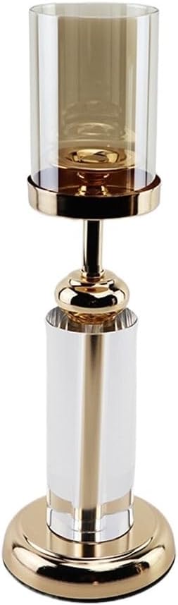 European Glass Crystal Candlestick Romantic Candlelight Jewelry Retro Candle Ornaments