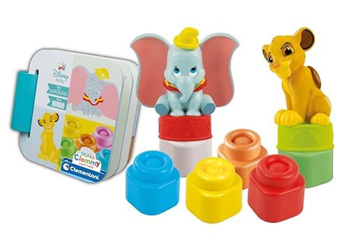 Clementoni -- Soft Clemmy - Coffret Disney Classic - Premières Briques - Construction - Bloc Souple Bébé 6 Mois, Éveil, Bébé, Jeu Premier Âge Clementoni -- Soft Clemmy - Coffret Disney Classic - Premières Briques - Construction - Bloc Souple Bébé 6 Mois, Éveil, Bébé, Jeu Premier Âge