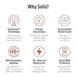 SIMO Solis Lite 4G LTE Mobile Hotspot, Portable WiFi for Travel in 140+ Countries, No SIM Card, No Contract Required, Multi-Carrier Network Wireless Access Point, 10 Devices, 1GB/Month Lifetime Data - Image 5