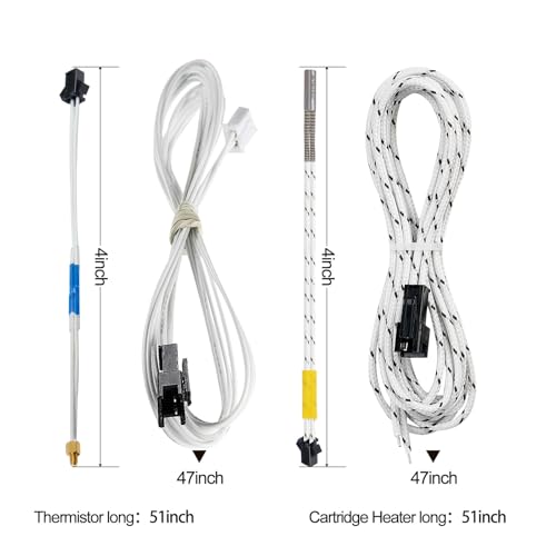 Thermistance M3 Ender-3 3D printer thermistor haute température pour Ender 3 V2 5 Plus - 4