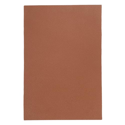 Piel de vaca natural de 0.6 mm MECCANIXITY, retal de cuero de grano completo para manualidades
