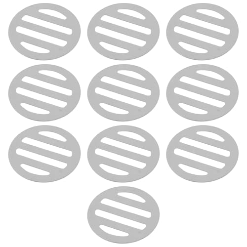 Rannb Drain Cover Grates Fit 2-inch Dia Drain, Stainless Steel -10pcs