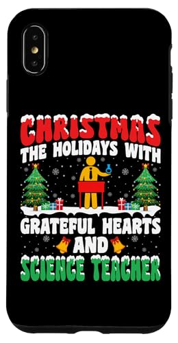 Carcasa para iPhone XS Max Science Tutor Xmas - Christmas Holidays with Science Teacher
