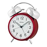 Seiko Clocks sveglia rosso metallizzato