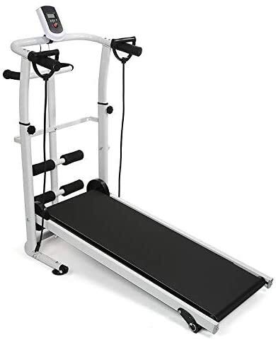 Image of Treadmill Electric Treadmills for Home with LCD Motorized Mini Running Walking Jogging Exercise Fitness Machine Trainer Equipment for Home Gym Office