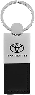 Leather Key Ring for Toyota Tundra (Black)