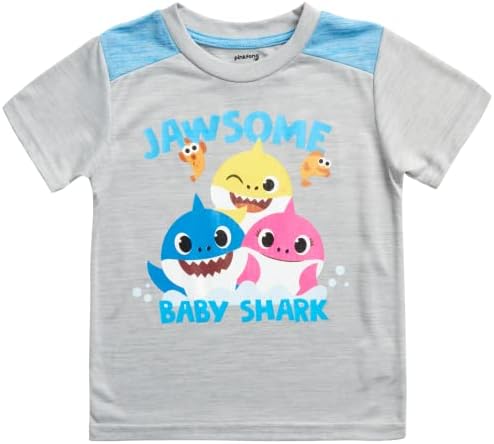 Nickelodeon Toddler Child Boys’ Shorts Set - 2 Piece Child Shark T-Shirt and Shorts (2T-4T) 5 41FH4yipp1L. AC