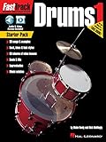 FastTrack Drum Method Starter Pack Book/Online Media (Fasttrack Music Instructions)